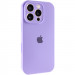 Чехол Silk Full Camera Protective (AA) для Apple iPhone 16 Pro Max (6.9") (Сиреневый / Dasheen)