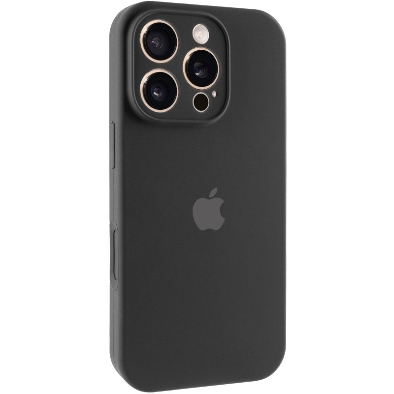 Чехол Silk Full Camera Protective (AA) для Apple iPhone 16 Pro Max (6.9") (Черный / Black)