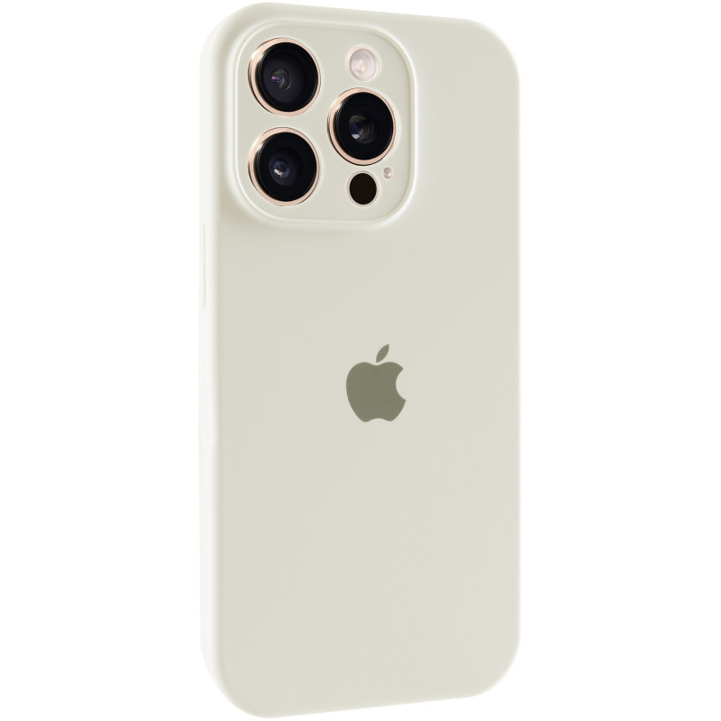 Чохол Silk Full Camera Protective (AA) на Apple iPhone 15 Pro Max (6.7") (Бежевий / Antique White)