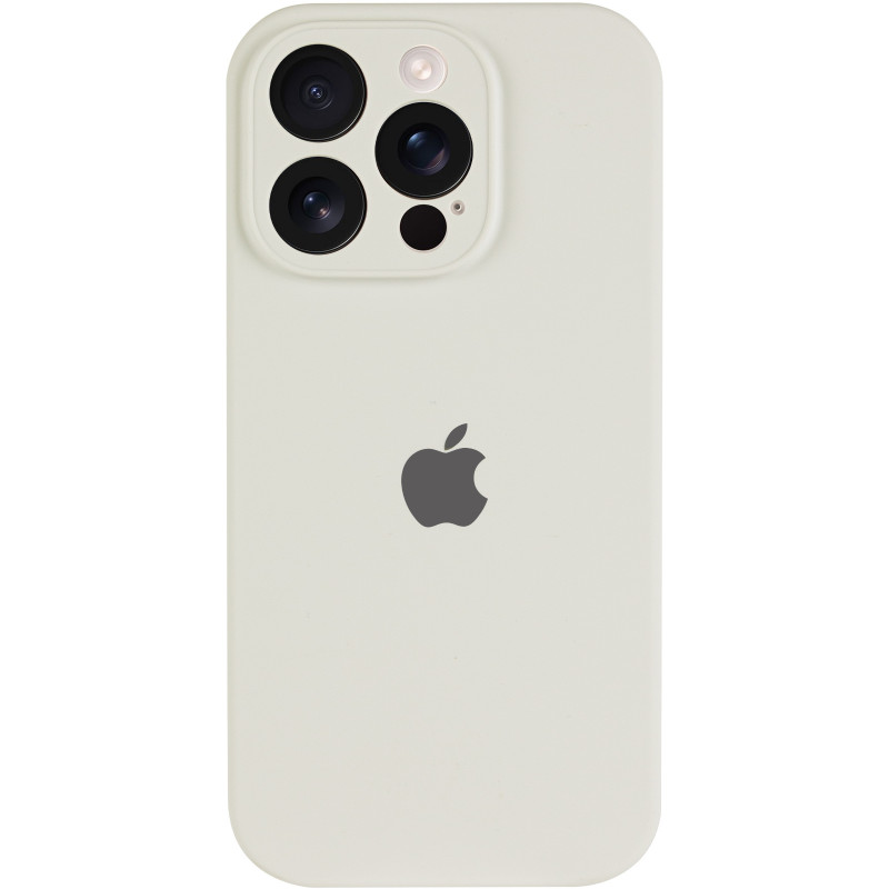 Фото Чехол Silk Full Camera Protective (AA) для Apple iPhone 16 Pro Max (6.9") (Бежевый / Antique White) на vchehle.ua