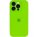 Фото Чехол Silk Full Camera Protective (AA) для Apple iPhone 16 Pro Max (6.9") (Кислотно-зеленый / Acid Green) на vchehle.ua
