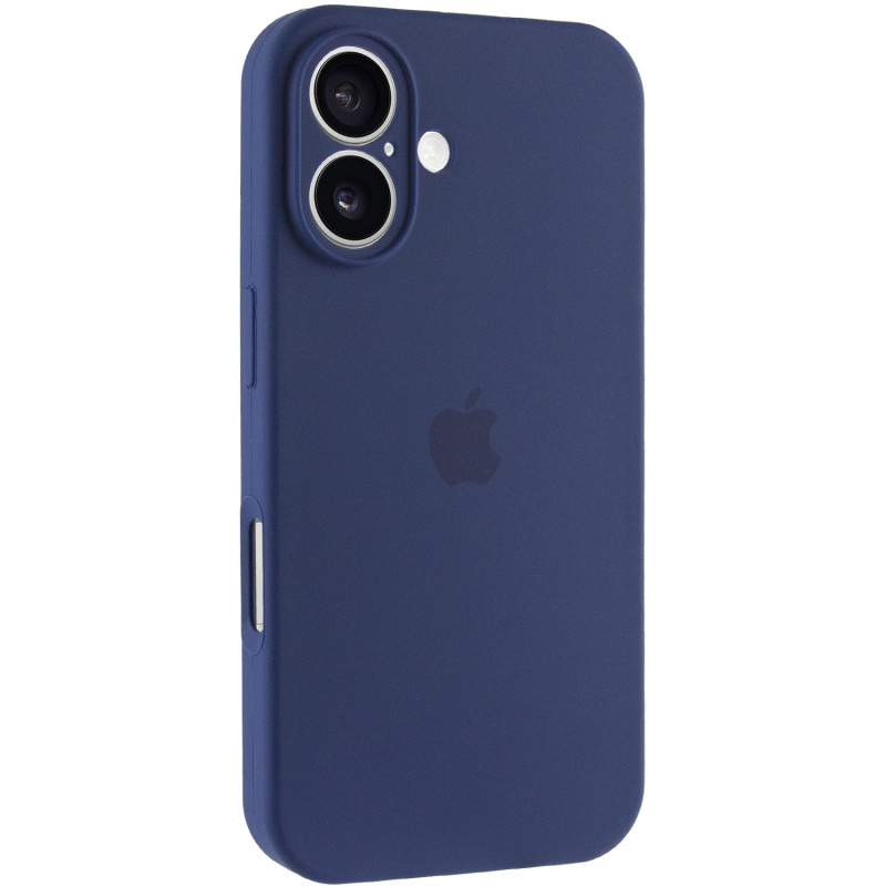 Чехол Silk Full Camera Protective (AA) для Apple iPhone 17 (6.3") (Синий / Deep navy)