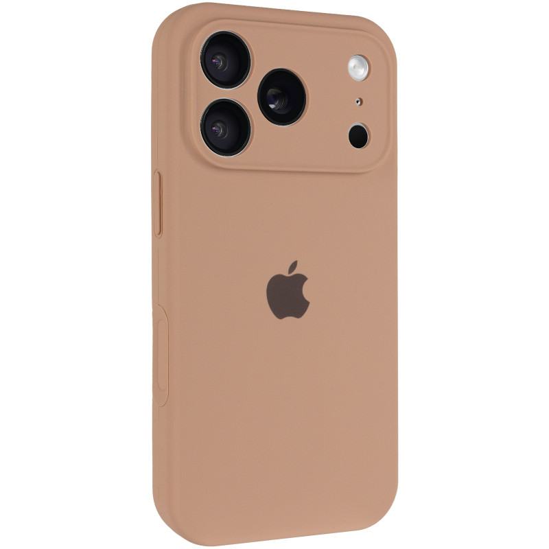 Фото Чехол Silk Full Camera Protective (AA) для Apple iPhone 17 Pro (6.3") (Бежевый / Desert Gold) на vchehle.ua