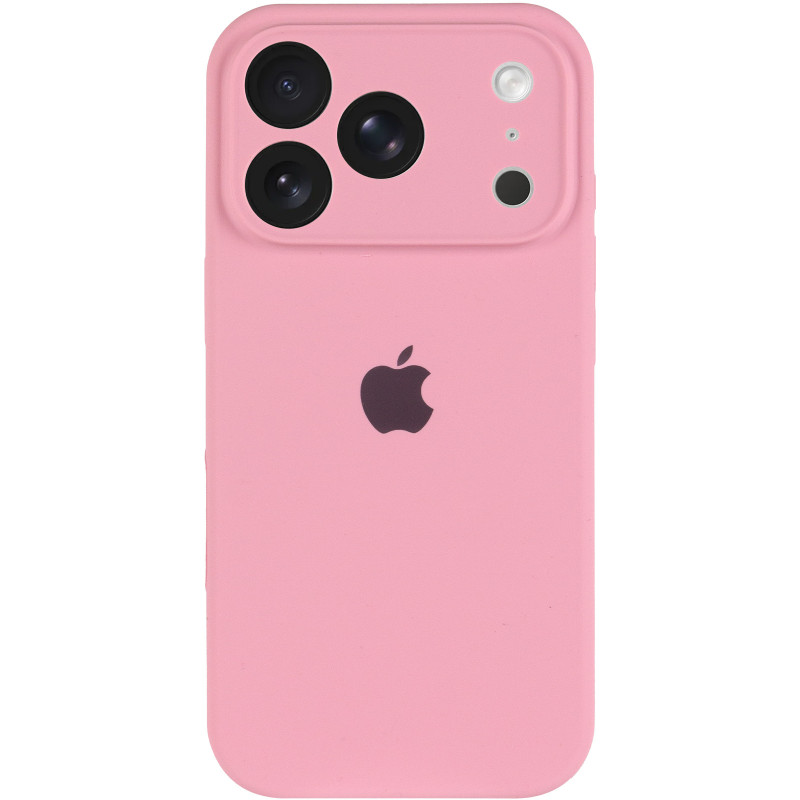 Фото Чехол Silk Full Camera Protective (AA) для Apple iPhone 17 Pro (6.3") (Розовый / Light pink) на vchehle.ua