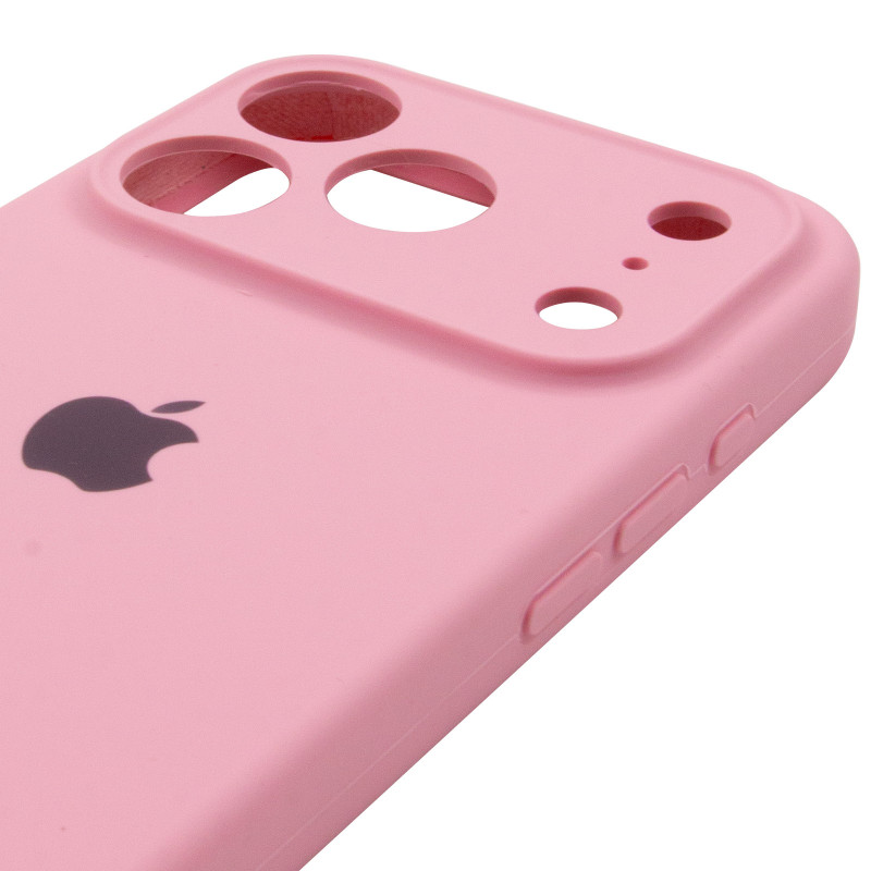 Чехол Silk Full Camera Protective (AA) для Apple iPhone 17 Pro (6.3") (Розовый / Light pink) в магазине vchehle.ua