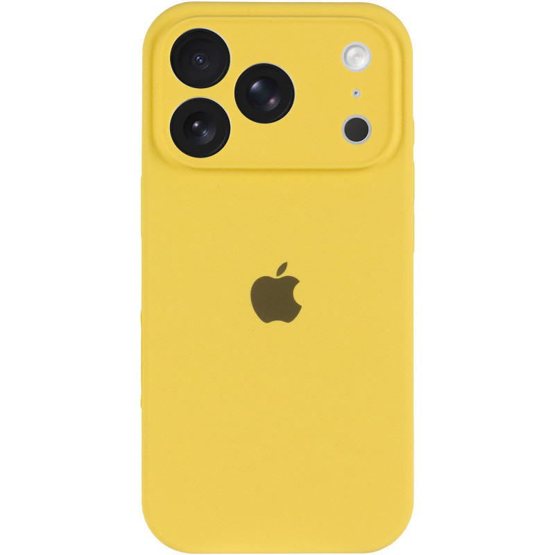 Фото Чохол Silk Full Camera Protective (AA) на Apple iPhone 17 Pro Max (6.9") (Жовтий / Yellow) на vchehle.ua