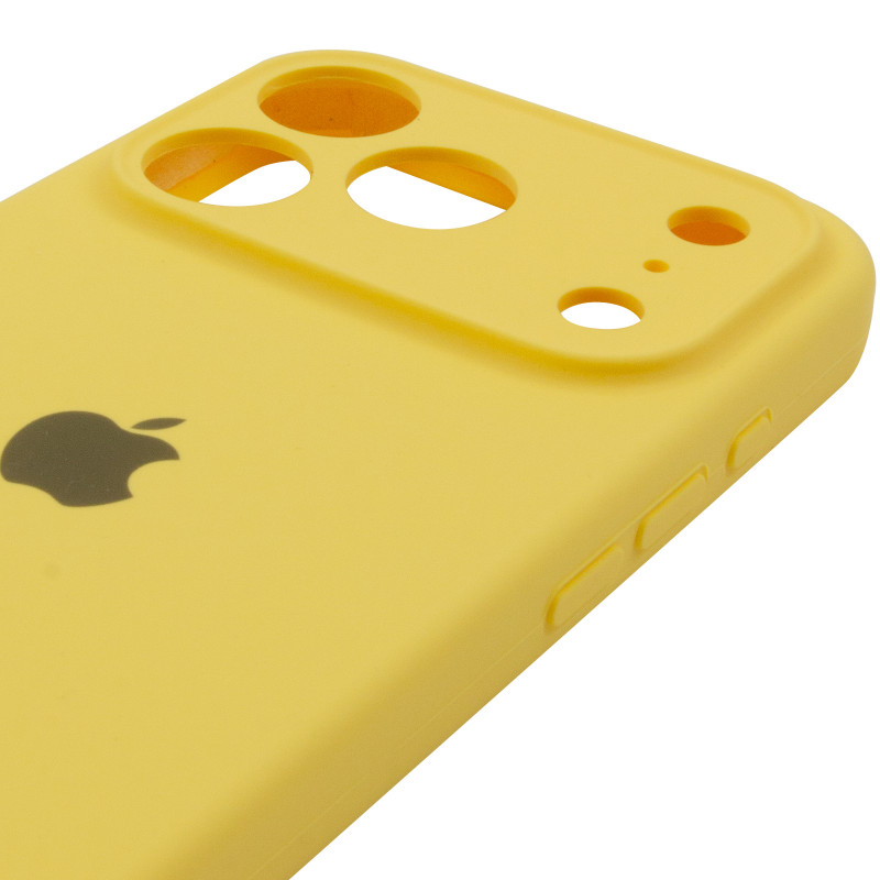 Чохол Silk Full Camera Protective (AA) на Apple iPhone 17 Pro Max (6.9") (Жовтий / Yellow) в магазині vchehle.ua