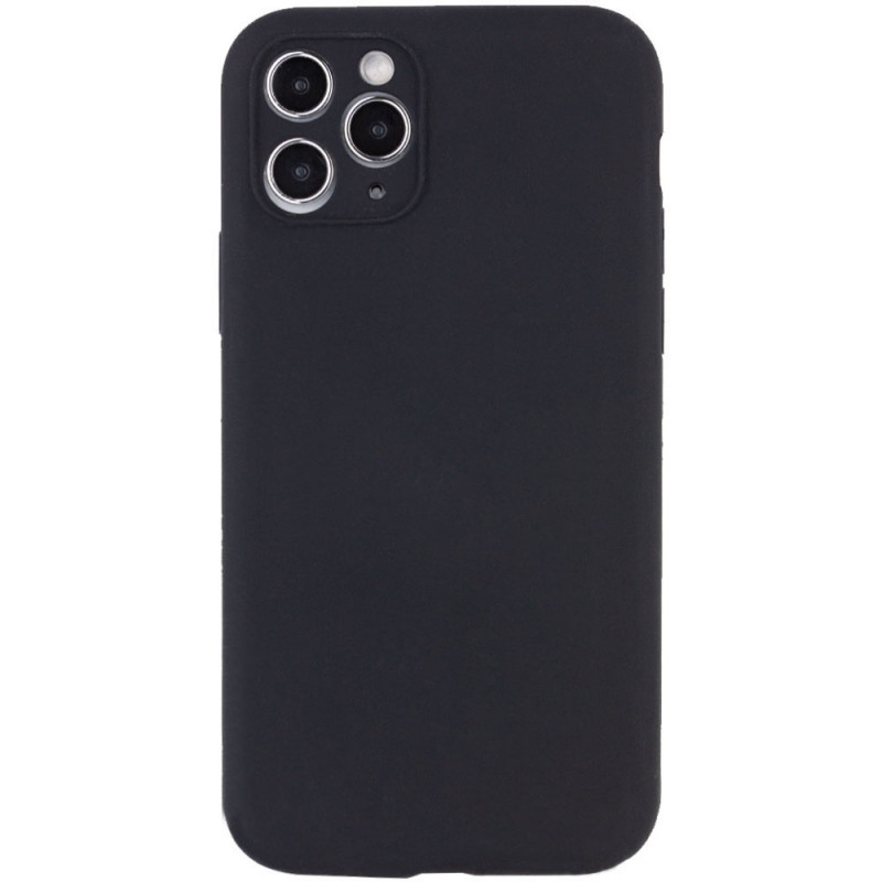 Чохол Silk Full Camera Protective (AA) NO LOGO на Apple iPhone 12 Pro (6.1") (Чорний / Black)