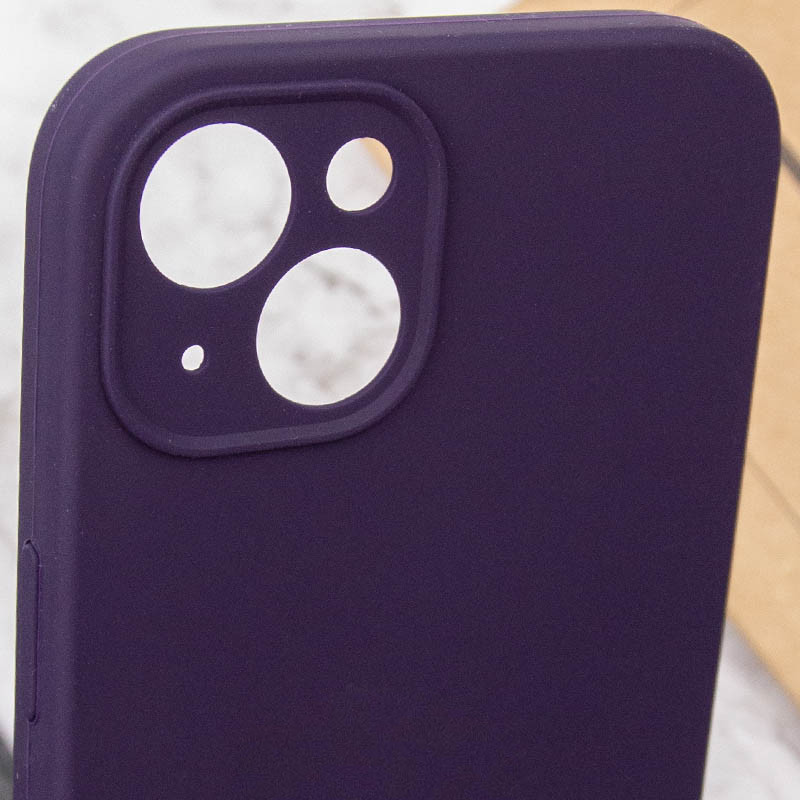 Купить Чехол Silk Full Camera Protective (AA) NO LOGO для Apple iPhone 13 (6.1") (Фиолетовый / Elderberry) на vchehle.ua