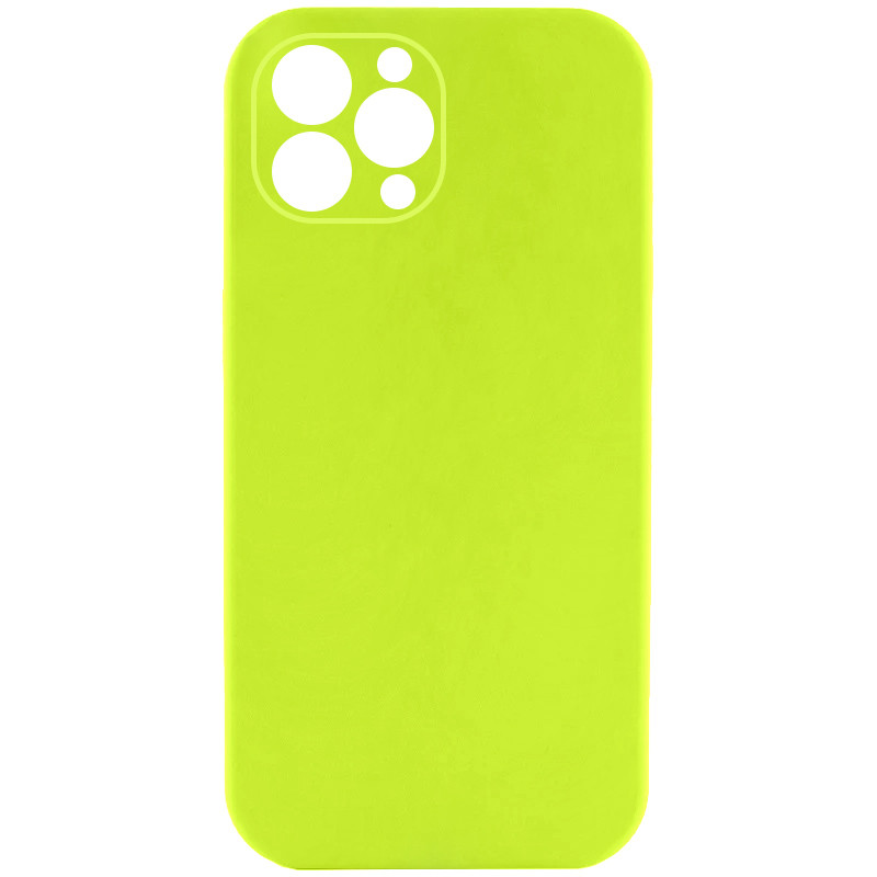 Чохол Silk Full Camera Protective (AA) NO LOGO на Apple iPhone 12 Pro (6.1") (Кислотний / Acid)