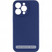Чехол Silk Full Camera Protective (AA) NO LOGO для Apple iPhone 16e / 17e (6.1") (Синий / Deep navy)