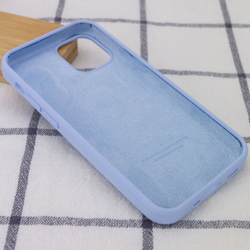 Фото Чохол Silk Full Protective (AA) на Apple iPhone 12 Pro / 12 (6.1") (Блакитний / Lilac Blue) в маназині vchehle.ua