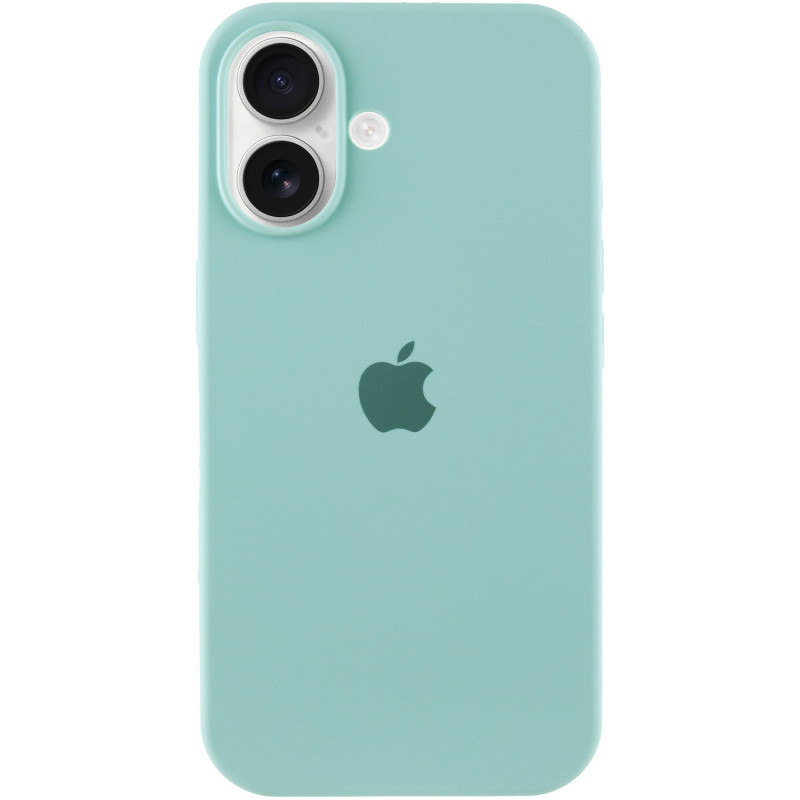 Чехол Silk Full Protective (AA) для Apple iPhone 16 (6.1") (Бирюзовый / Beryl)