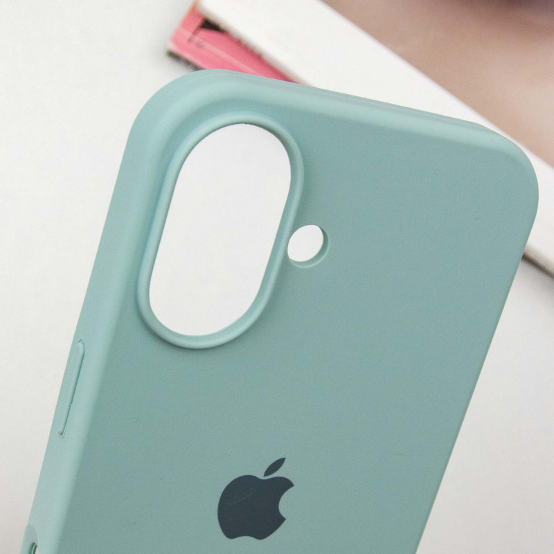 Купить Чехол Silk Full Protective (AA) для Apple iPhone 16 (6.1") (Бирюзовый / Beryl) на vchehle.ua