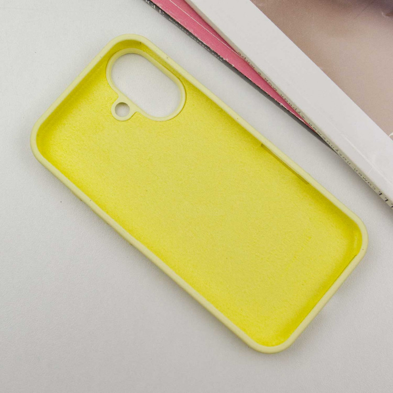 Фото Чехол Silk Full Protective (AA) для Apple iPhone 16 (6.1") (Желтый / Mellow Yellow) в магазине vchehle.ua