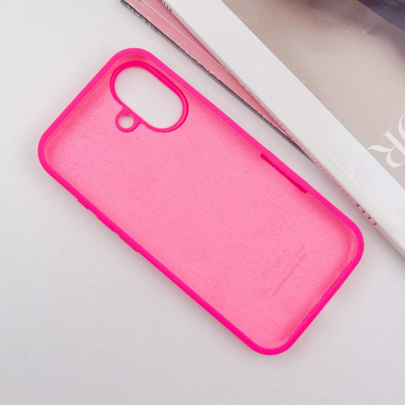 Фото Чехол Silk Full Protective (AA) для Apple iPhone 16 Plus (6.7") (Розовый / Barbie pink) в магазине vchehle.ua