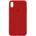 Чохол Silk Full Protective (AA) на Apple iPhone X / XS (5.8") (Червоний / Dark Red)