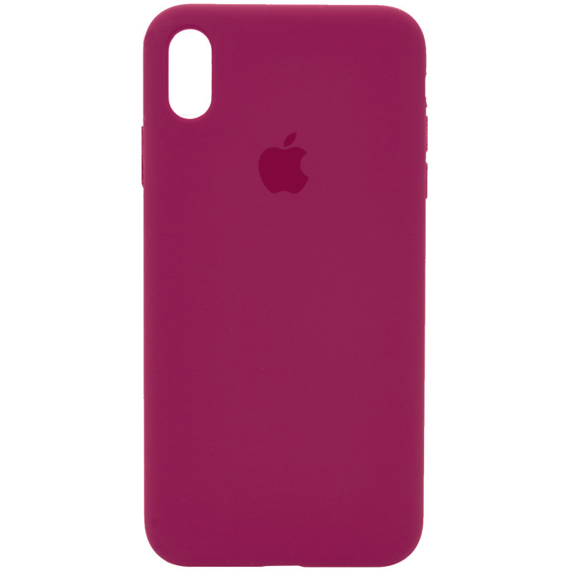 Чохол Silk Full Protective (AA) на Apple iPhone XS Max (6.5") (Червоний / Rose Red)