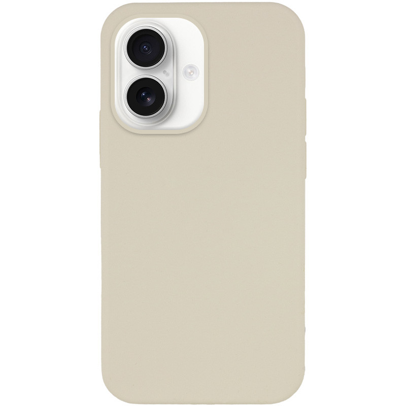 Чехол Silk Full Protective (AA) NO LOGO для Apple iPhone 16 (6.1") (Бежевый / Antique White)