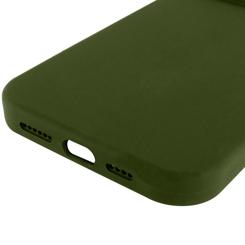 Купить Чехол Silk Full Protective (AA) NO LOGO для Apple iPhone 16 Pro (6.3") (Зеленый / Dark Olive) на vchehle.ua