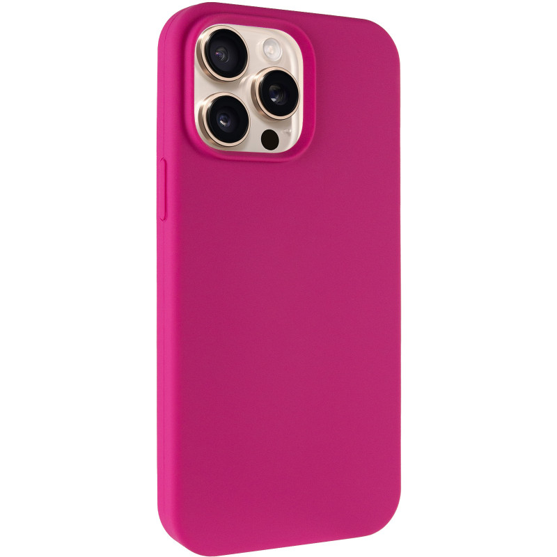 Чехол Silk Full Protective (AA) NO LOGO для Apple iPhone 16 Pro (6.3") (Малиновый / Dragon Fruit)