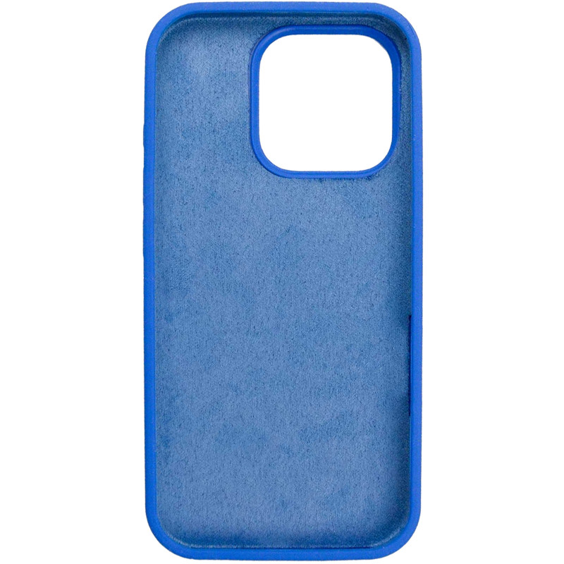 Фото Чехол Silk Full Protective (AA) NO LOGO для Apple iPhone 16 Pro (6.3") (Синий / Capri Blue) в магазине vchehle.ua