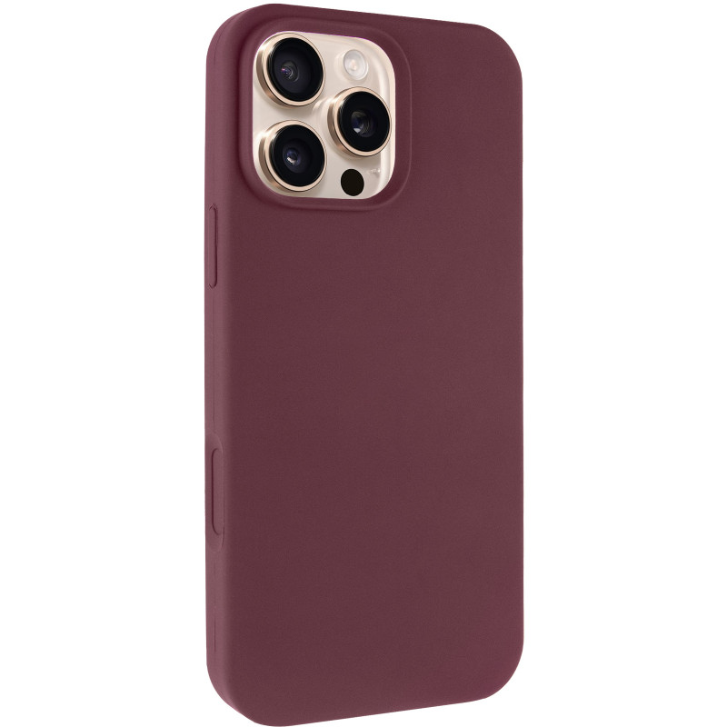 Чехол Silk Full Protective (AA) NO LOGO для Apple iPhone 16 Pro Max (6.9") (Бордовый / Plum)