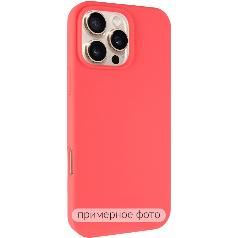 Чохол Silk Full Protective (AA) NO LOGO на Apple iPhone 17 (6.3") (Кавуновий / Watermelon red)