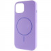 Чехол Silk Full Protective (AA) NO LOGO with Magnetic Fit для Apple iPhone 11 (6.1") (Сиреневый / Dasheen)