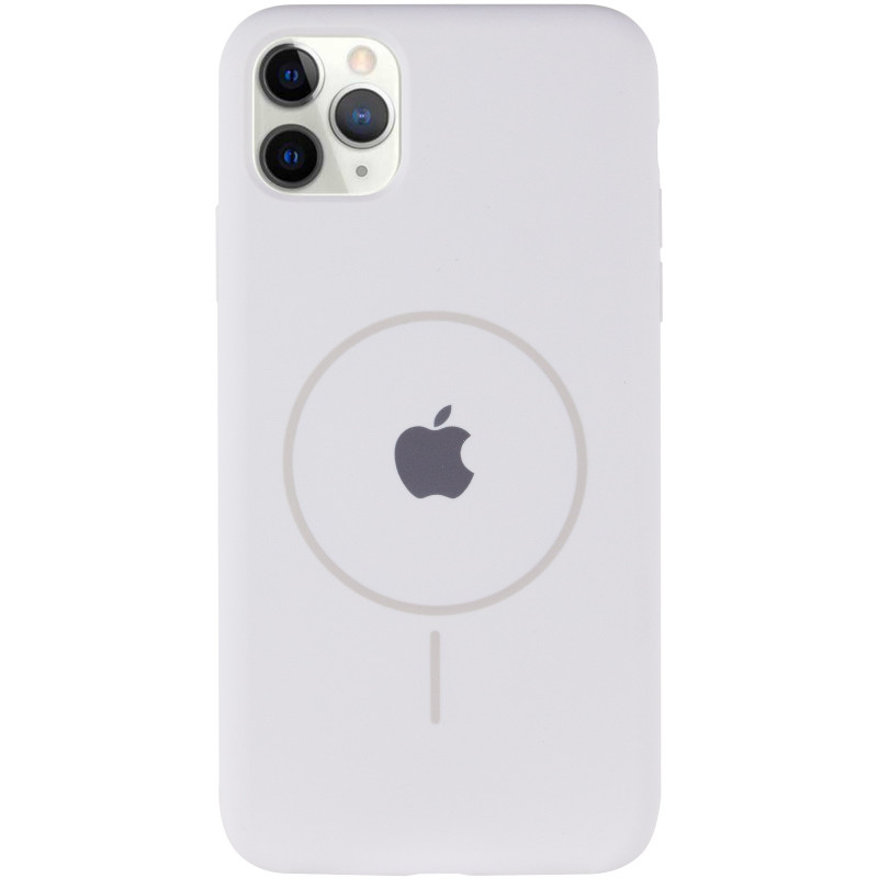 Фото Чехол Silk Full Protective (AA) with Magnetic Fit для Apple iPhone 11 Pro Max (6.5") (Белый / White) на vchehle.ua