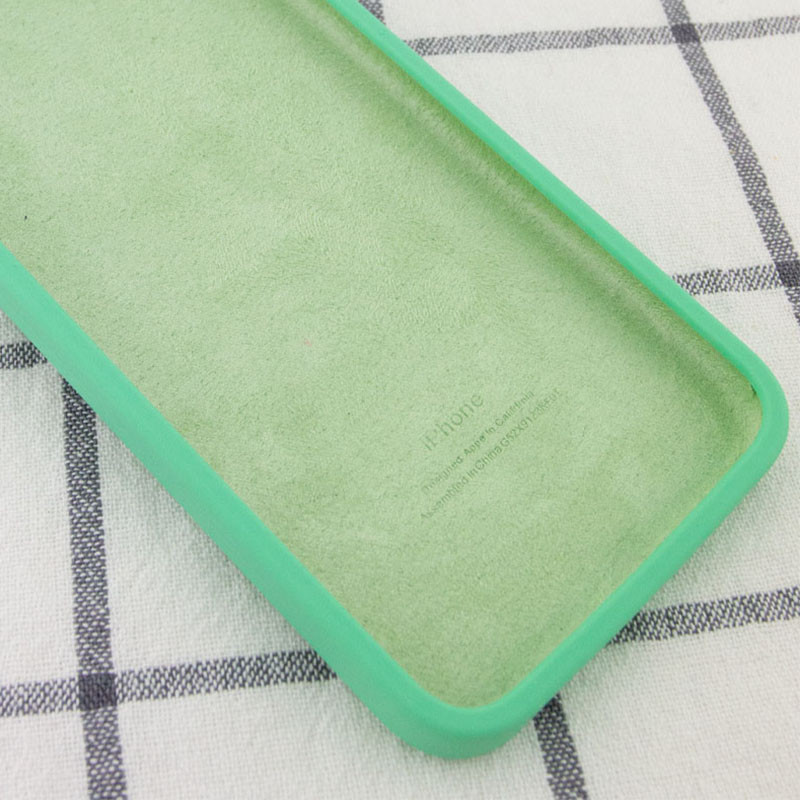 Фото Чехол Silk Square Full Camera Protective (AA) для Apple iPhone XR (6.1") (Зеленый / Spearmint) на vchehle.ua
