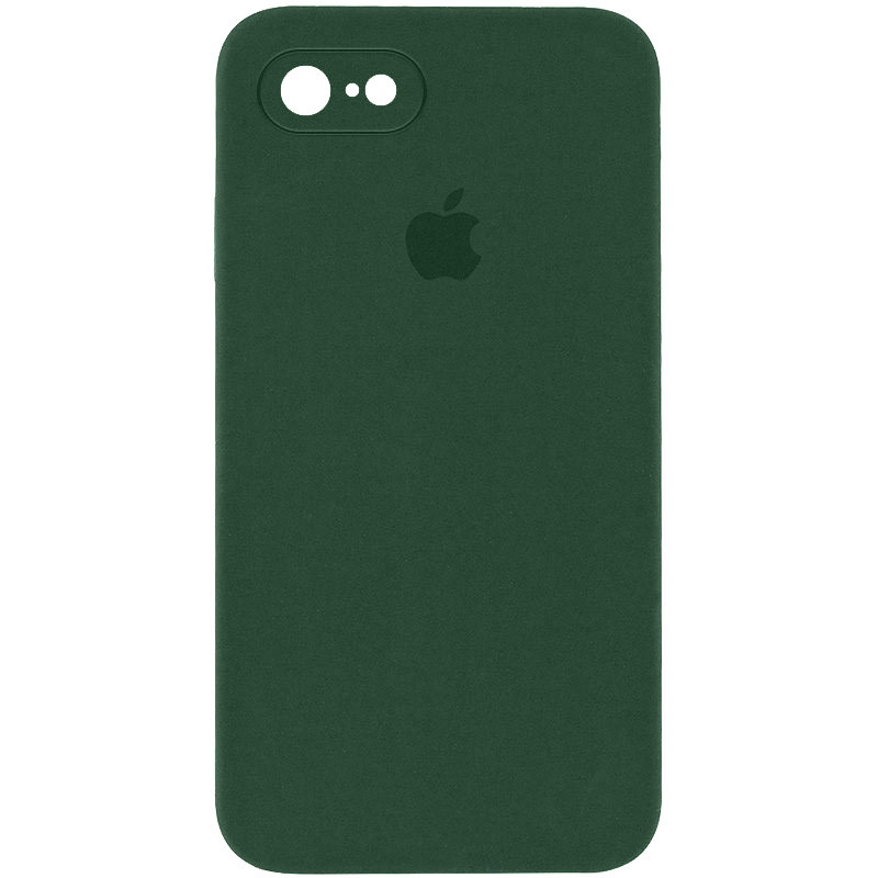 Чехол Silk Square Full Camera Protective (AA) для Apple iPhone 7/8/SE (2020) (4.7") (Зеленый / Cyprus Green)