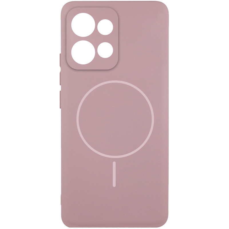 Чехол Silicone Cover Lakshmi Full Camera (AA) with Magnetic Fit для Motorola Edge 50 Neo (Розовый / Pink Sand)
