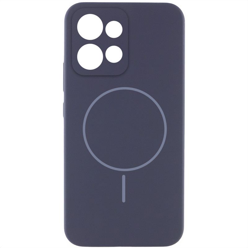 Чехол Silicone Cover Lakshmi Full Camera (AA) with Magnetic Fit для Motorola Edge 50 Neo (Темно-синий / Midnight blue)