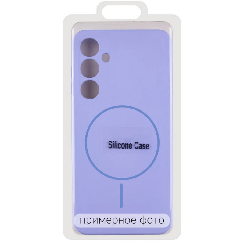 Фото Чохол Silicone Cover Lakshmi Full Camera (AA) with Magnetic Fit на Samsung Galaxy A07 (Бузковий / Dasheen) на vchehle.ua