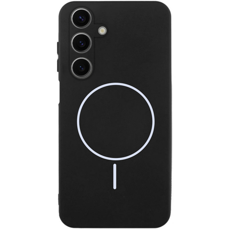 Чохол Silicone Cover Lakshmi Full Camera (AA) with Magnetic Fit на Samsung Galaxy A17 4G/5G (Чорний / Black)