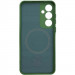 Фото Чохол Silicone Cover Lakshmi Full Camera (AA) with Magnetic Fit на Xiaomi Redmi 15 (Global) (Зелений / Dark green) на vchehle.ua