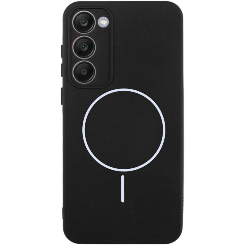 Чохол Silicone Cover Lakshmi Full Camera (AA) with Magnetic Fit на Xiaomi Redmi 15 (Global) (Чорний / Black)