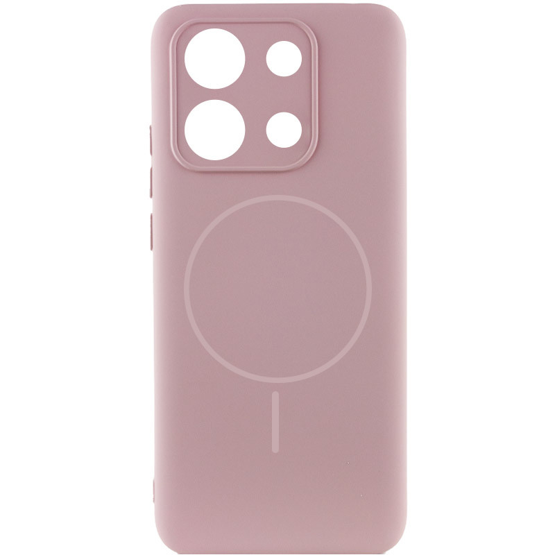 Чехол Silicone Cover Lakshmi Full Camera (AA) with Magnetic Fit для Xiaomi Redmi 15C (EU) (Розовый / Pink Sand)