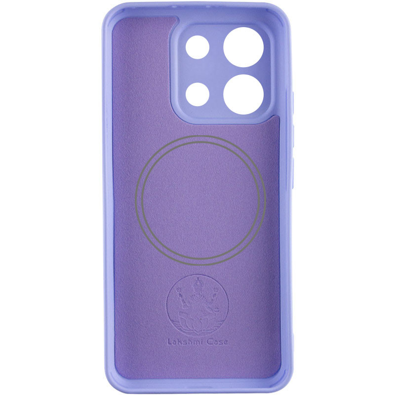 Фото Чехол Silicone Cover Lakshmi Full Camera (AA) with Magnetic Fit для Xiaomi Redmi 15C (Global) (Сиреневый / Dasheen) на vchehle.ua