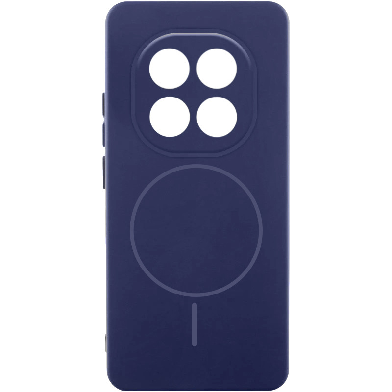 Чехол Silicone Cover Lakshmi Full Camera (AA) with Magnetic Fit для Xiaomi Redmi Note 15 Pro+ 5G (Темно-синий / Midnight blue)