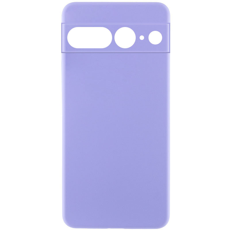 Чехол Silicone Cover Lakshmi Full Camera (AAA) для Google Pixel 7 Pro (Сиреневый / Dasheen)