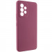 Фото Чохол Silicone Cover Lakshmi Full Camera (AAA) на Samsung Galaxy A52 4G / A52 5G / A52s (Бордовий / Plum) на vchehle.ua