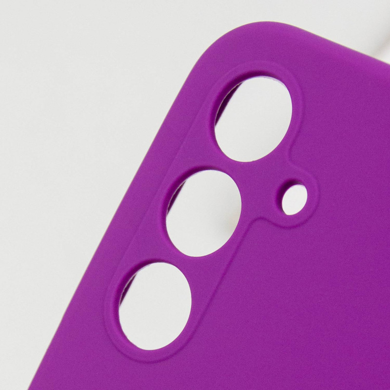 Чохол Silicone Cover Lakshmi Full Camera (AAA) на Samsung Galaxy A36 5G (Сливовий / Purple) в магазині vchehle.ua