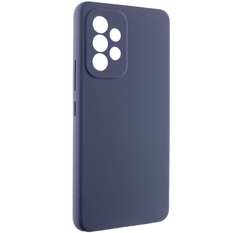 Фото Чехол Silicone Cover Lakshmi Full Camera (AAA) для Samsung Galaxy A32 5G (Темно-синий / Midnight blue) на vchehle.ua