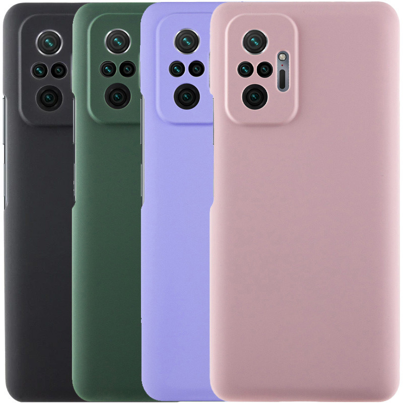 Чехол Silicone Cover Lakshmi Full Camera (AAA) для Xiaomi Redmi Note 10 Pro / 10 Pro Max