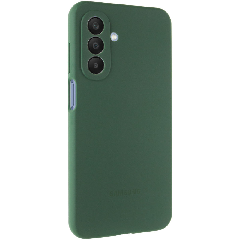 Чохол Silicone Cover Lakshmi Full Camera (AAA) with Logo на Samsung Galaxy A26 5G (Зелений / Cyprus Green)