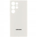 Чехол Silicone Cover Lakshmi Full Camera (AAA) with Logo для Samsung Galaxy S23 Ultra (Белый / White)