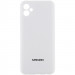 Чехол Silicone Cover Lakshmi Full Camera (AAA) with Logo для Samsung Galaxy A07 (Белый / White)