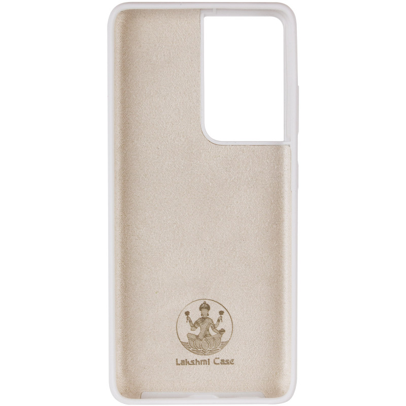 Фото Чохол Silicone Cover Ummi Lakshmi (AA) на Samsung Galaxy S21 Ultra (Білий / White) в маназині vchehle.ua